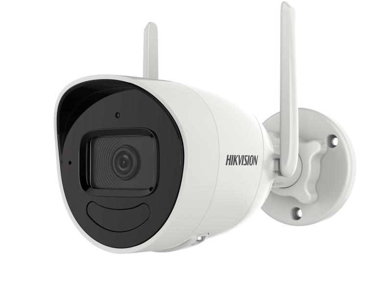 Hikvision New DS-2CV2041G2-IDW(2.8mm)(W) 4MP WiFi Bullet IPCam EXIR 30m 2wayAudio Hik-Connect, iVMS-4200 Support
